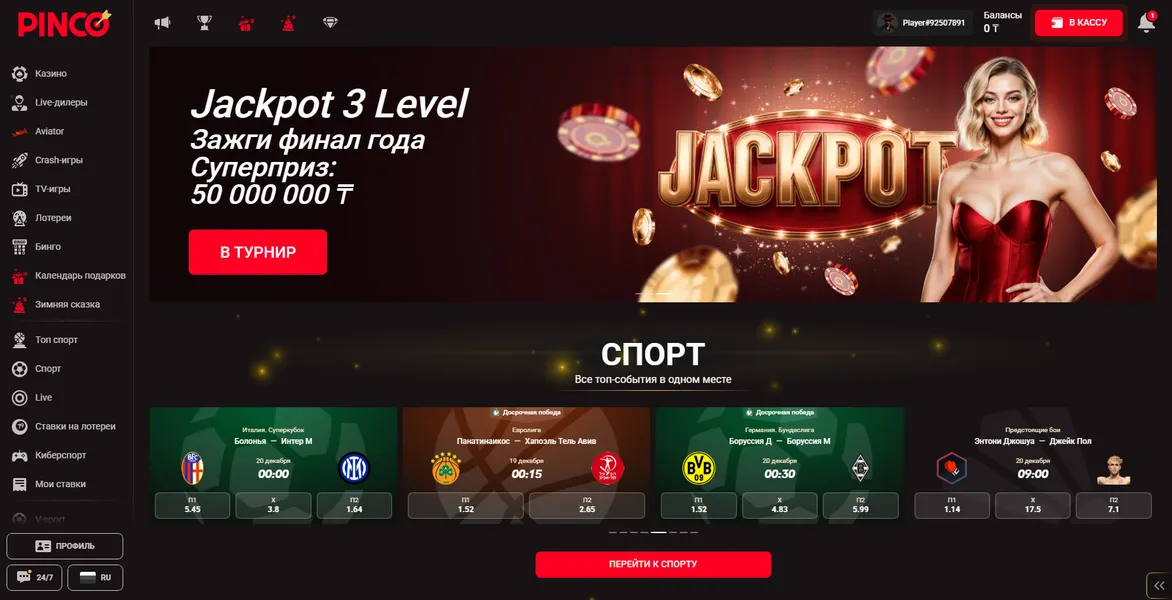 Поддержка пользователей Пинко казино